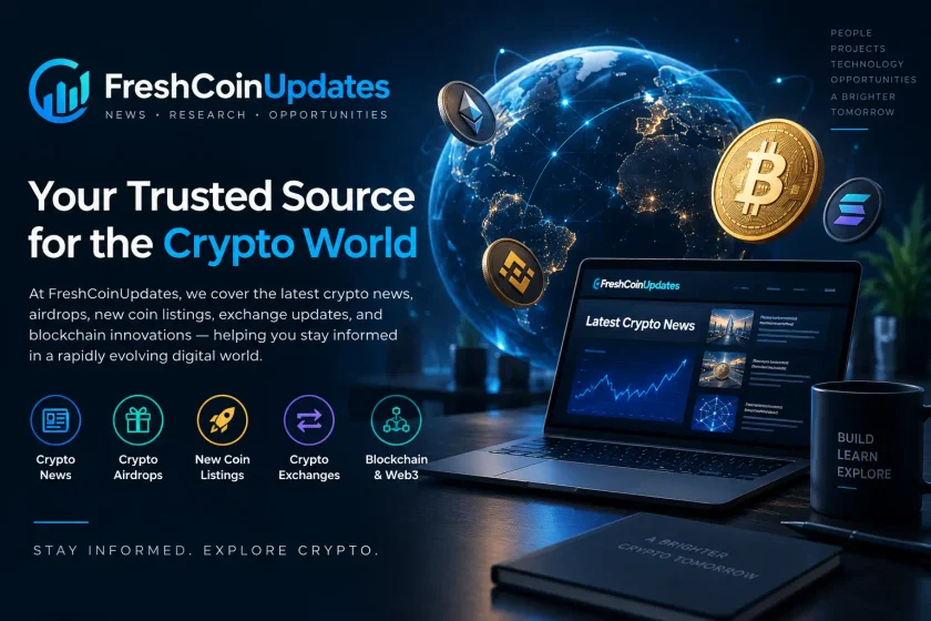 About FreshCoinUpdates crypto news platform